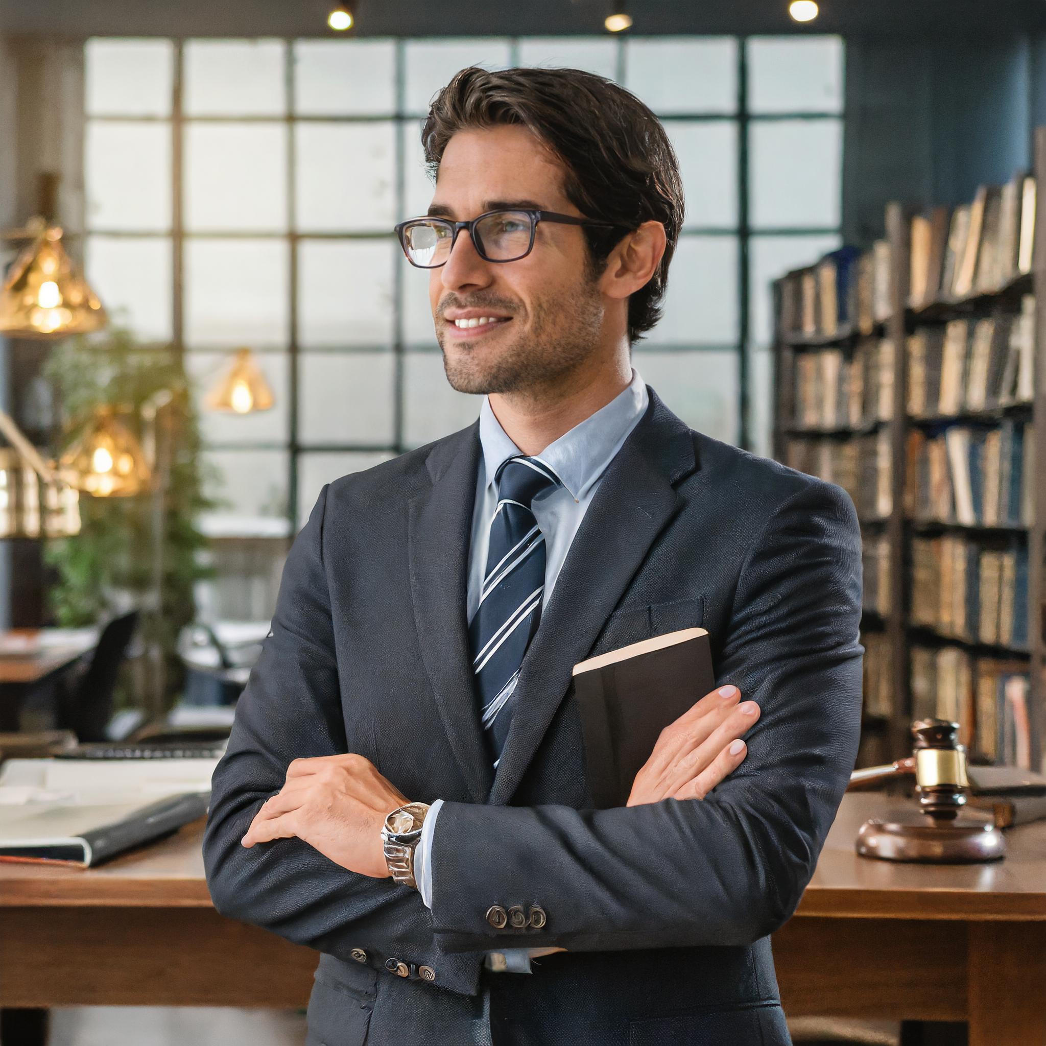 Porträt eines beruflichen Mannes in einem Business-Setting