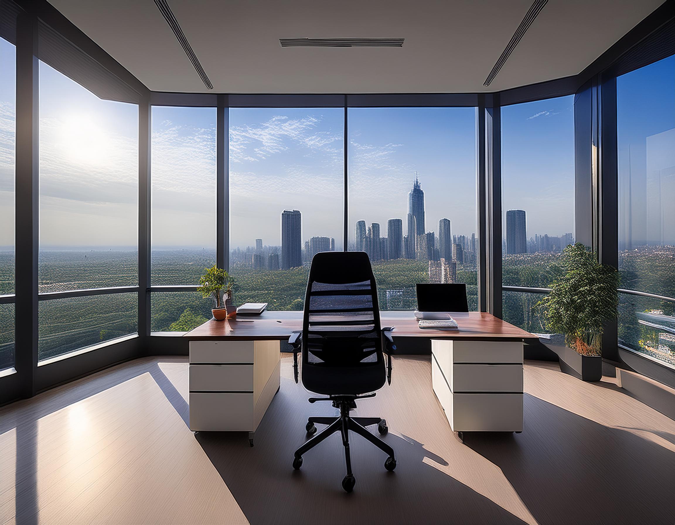 Elegantes Büro in Frankfurt am Main mit klassischem Design und professioneller Atmosphäre
